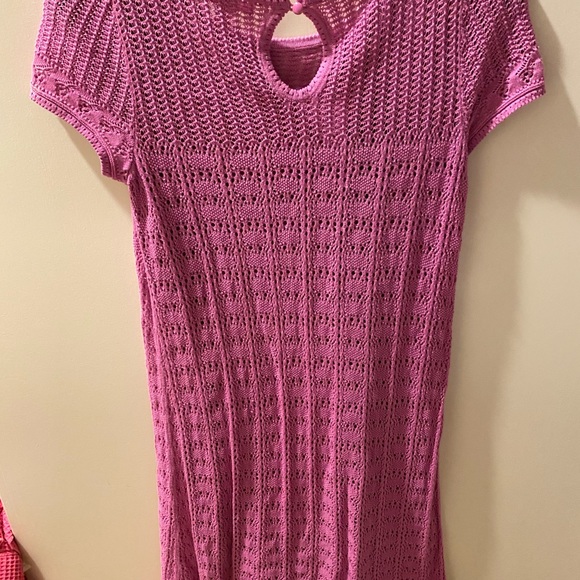 Plum Lilly Pulitzer crotched sweater dress - Picture 3 of 4